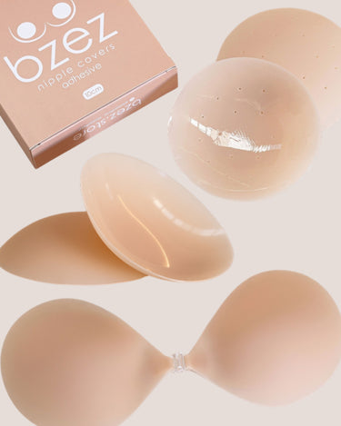 BZEZ Summer Essentials Kit: adhesive nipple covers, silicone sticky bra and adhesive cups