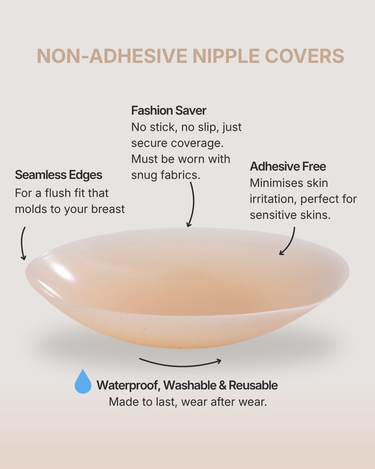 Silicone Nipple Covers (Non-Adhesive)