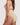 Woman wearing the BZEZ Mid Fit Control Brief in Bare, side view
