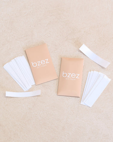 BZEZ Double-Sided Fashion Tape strips with packets
