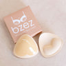BZEZ Triangular Bra Inserts in Bare with box