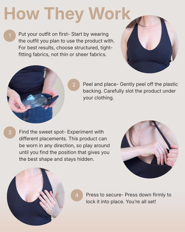 Adhesive Bra Cups