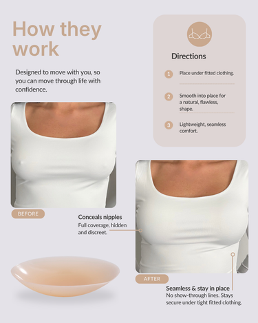 Silicone Nipple Covers (Non-Adhesive)