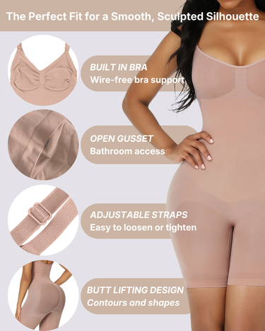 Smoothing Sculpt Bodysuit Shorts