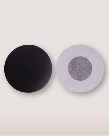 BZEZ satin Nipple Protectors in Onyx (black)
