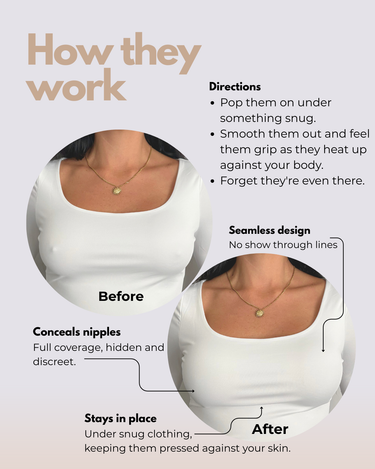 Silicone Nipple Covers (Non-Adhesive)